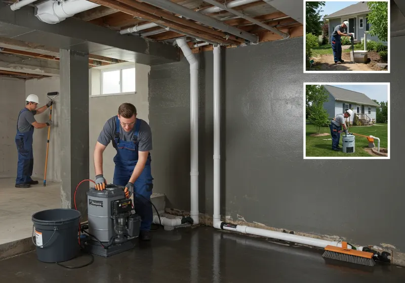 Basement Waterproofing and Flood Prevention process in Eclectic, AL